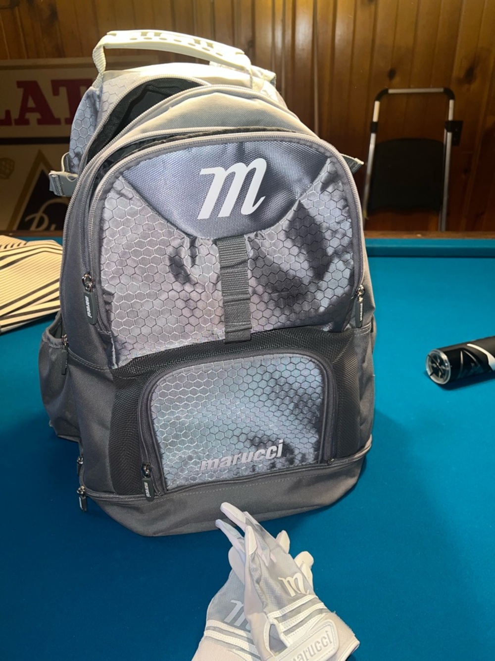 Marucci Softbal bag and gloves